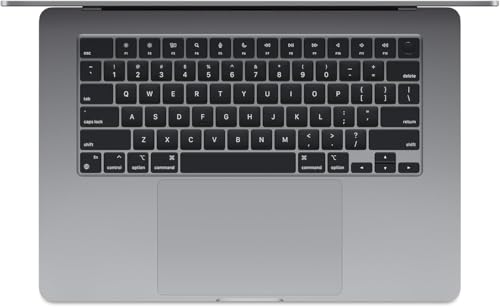 Image of 2024 Apple MacBook Air with Apple M3 chip (15-inch, 8GB RAM, 256GB SSD Storage) (QWERTY English) Space Gray (Renewed Premium)