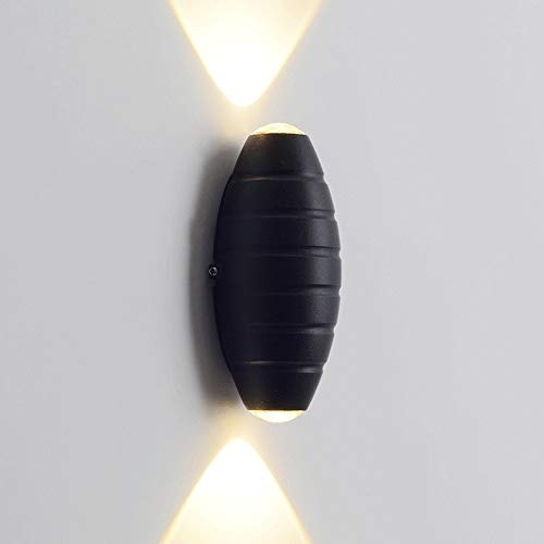 Preisvergleich Produktbild Lyuez Außenwandleuchte Schlafzimmer Nachttischlampe Wohnzimmer Außentreppe Korridor Courtyard Hotel LED Moderne minimalistische wasserdichte Wandleuchte
