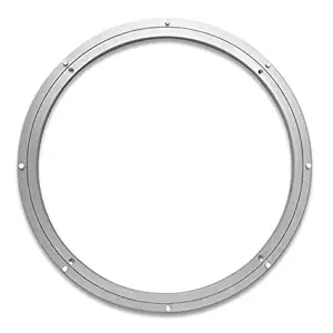 Troops BBQ Lazy Susan Turntable Ring - Medium-Duty Aluminum Lazy Susan Bearing Hardware Single-Row Ball Bearings for Heavy Loads (300 lbs. Capacity) - 24 Inches