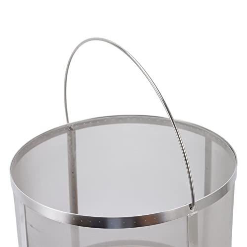 Natudeco Brauen Hopfensieb mit Ständer,Bier Hopfenfilter Multifunktionaler Bierhopfenfilter Homebrew Hopfensieb Bierhopfenfilter 250 Mikron Mesh Edelstahl für selbstgemachten Bierwein