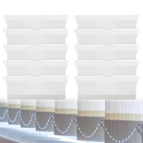 Pesas Verticales para Cortinas, Vertical Ciega Inferior Pesos de Listones, Vertical Blinds Contrapesos, 10PCS 127mm Contrapeso Cortina Vertical Vertical Tablillas de Persiana