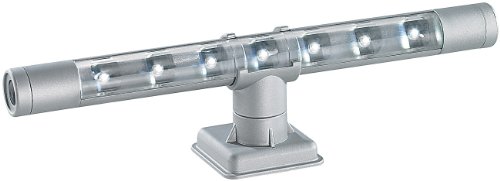 Preisvergleich Produktbild Lunartec Flexible kaltweiße 4in1-LED-Unterbauleuchte, mattsilber