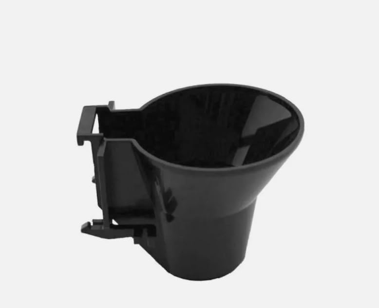 Generic Grinder Chute Funnel 72706 for Jura A1 A7 ENA Micro 90, black