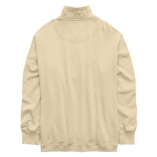 Oversized Sweatshirt for Women No Hood Quarter Button Mockneck Cute Sweatshirts Fleece Pullover Cozy Tunic Sweaters3