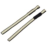 Abaodam 1 Paar Wrist Straps für Gewichtheben Nonslip Strapazierfähigem für Intensives Krafttraining und Komfortable Unterstützung Beim Schwarz Gelb