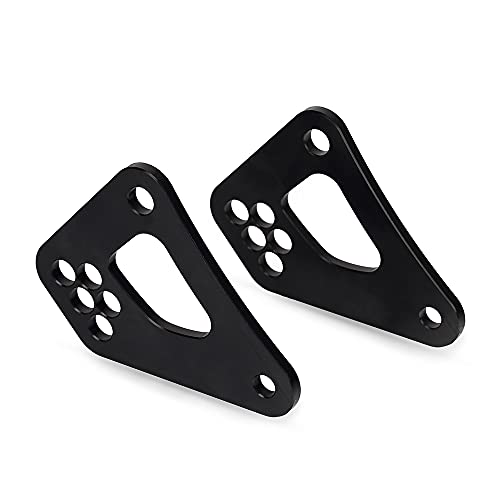 QJY-Motor Part-Store Verstellbarer Unterlenker, Unterlenker für die Tieferlegung Hinten Für Suzuki GSXR GSX-R 600 750 1000 2009-2020 Schwarz