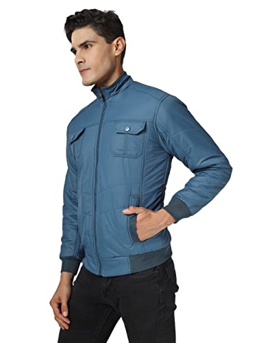 Image of TrapNation Men's Solid Regular Jacket Jerkin Storm