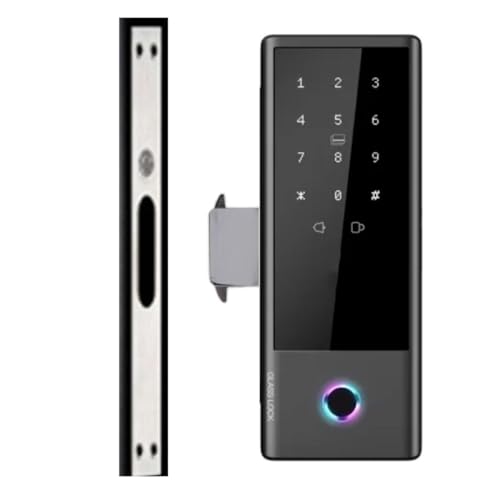 Fechadura Biométrica Digital Gt Pro Ideal Tech Eletrônica Porta De Vidro (Vidro no Batente)