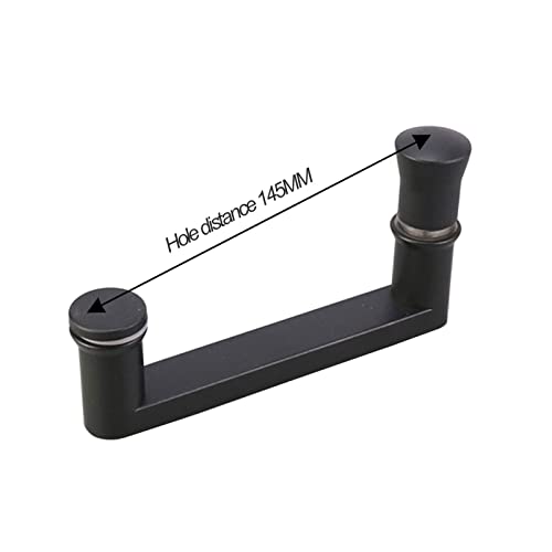 Poignée de porte de douche finition chromée accessoires haut de gamme - 3