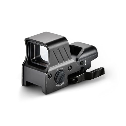 AOMEKIE Reflex Sight 1X22X33 Red Green Dot Sight 4 Reticles Red Dot Optics with Quick-Detach 20mm Picatinny Mount