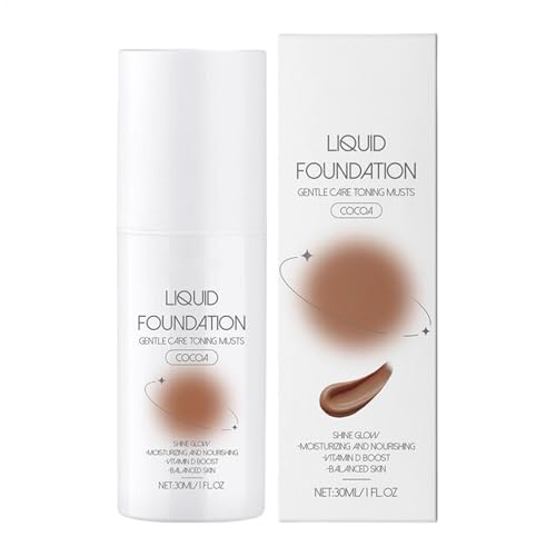 Fundación mate para piel seca, fundamento de maquillaje Cobertura completa - Maestro de Fundación Líquida Hidratante - Cobertura completa, acabado mate de larga duración, corrector de cuidado de la pi