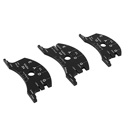 Gbloodst 4/4 3/4 1/2 Plantilla de plantilla de forma multifuncional para hacer raspadores de tabla de dedos