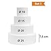 Miss Bakery's House® - Disco de poliestireno - cake dummy – set...