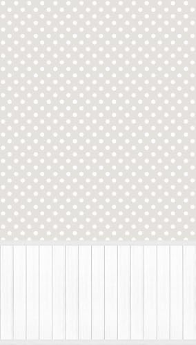 Papel pintado infantil gris lavable Profhome para renovar paredes sin obras 3
