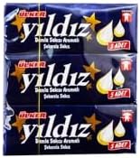 ÜLKER Yıldız Damla Sakızı Aromalı Şekersiz Stick, 7 Gr, 3'lü Paket — Amazon ürün görseli