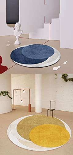 WFEGSYJ Tappetino Scrivania Ufficio Tappetino per Sedia per Pile Basso Pellicola per Pavimenti per Studio Cucina Scale Balcone Armadio/Guardaroba(Size:180x180cm,Color:B) - Image 4