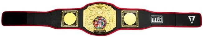 Title Boxing Triple Platinum Title Belt - Championship Belts, Wrestling Belt, Boxing Belt, Championship Award, Trophy, Champion Belt, Wrestling Trophy, Awards