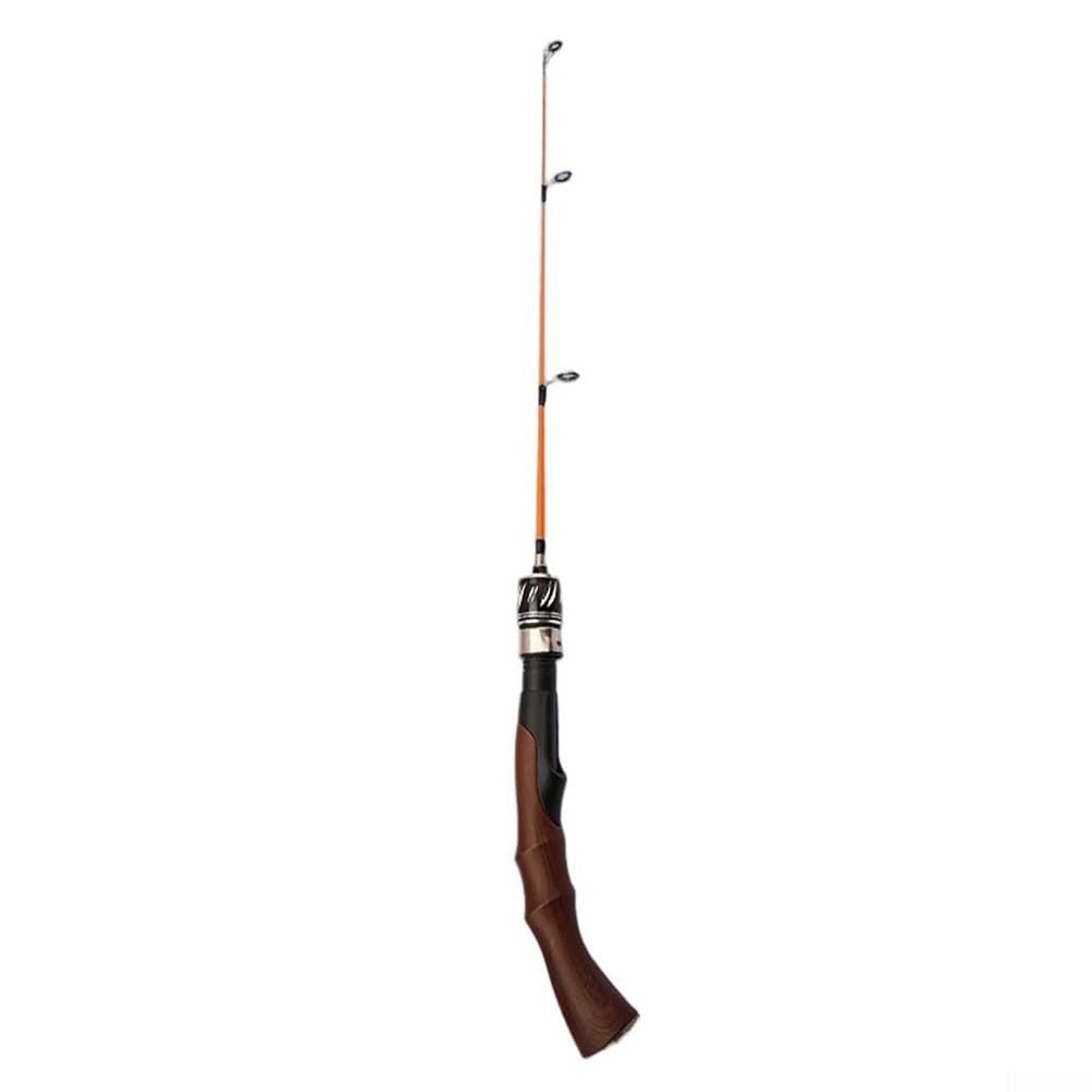 Short Ice Fishing Rod 50cm Spiral Reel Seat Secure(B 70CM)