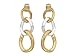 Produktbild Lucky Brand Jewelry Links On Links Bike Chain Drop Earrings, Two Tone, One Size