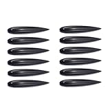 ボルテックスジェネレーター 12個セット 車 汎用 清流 空力 傷防止 ガード ドア エッジ リア バンパー キズ 防止 外装 カスタム クッション プロテクター 保護 （黒です）