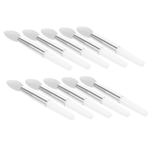 VICASKY 12pcs Silicone Lip Brush Applicator Set Makeup Portable Mask Brush for Women