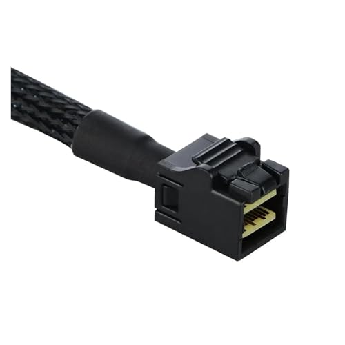 Cable interno HD S-AS 12G SFF-8643 a 4 SATA 0.5m miniatura 6
