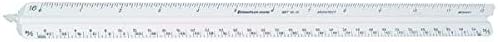 Staedtler STD9871931BK Architects Printed Scale, White, 1 Count (Pack of 1)