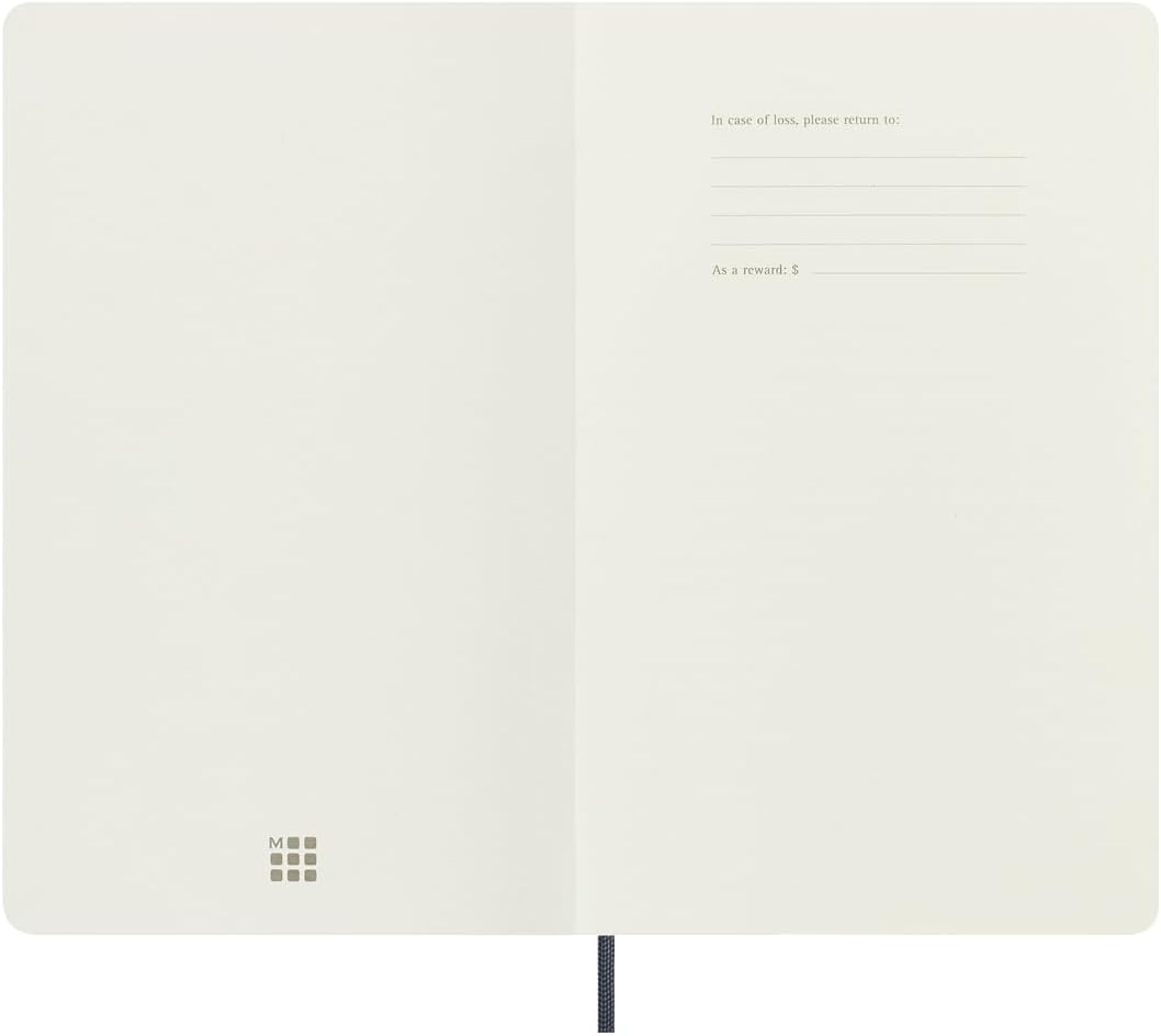 Moleskine Limited Edition Notebook Vegea, Large, Ruled, Petroleum Capri, Soft Cover (5 x 8.25)