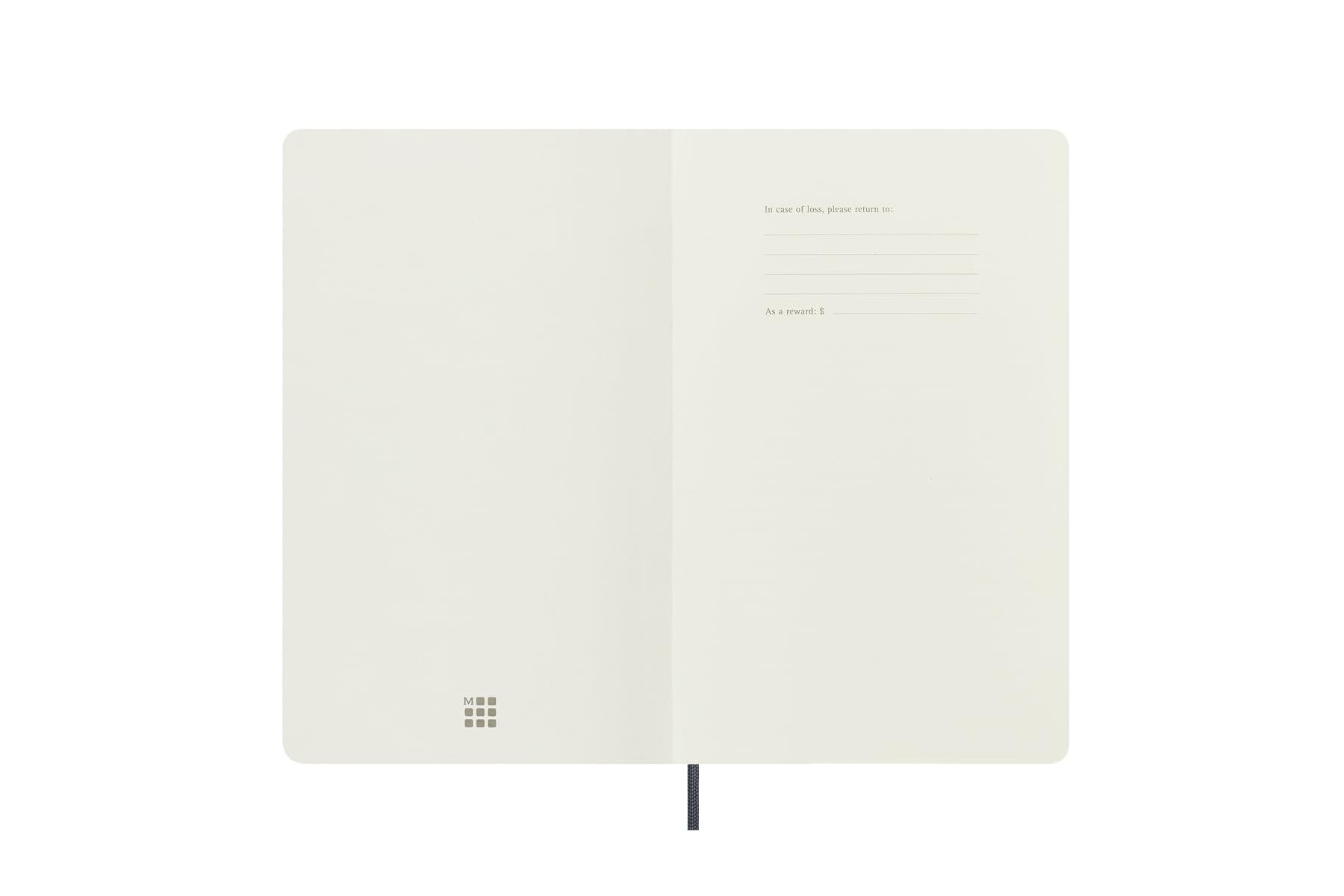 Taccuino Moleskine Precious & Ethical - Copertina Vegana Blu, Chiusura Elastica, Formato Large 13x21cm - Foto 7