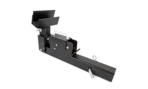 Great Day Tote Caddy Trash Can Transporter - Fits Truck/Auto/Golf Cart/Atv With 2In Hitch Receiver - 200 Lbs Weight Capacity - Black Powder-Coated Finish, Tc5000 #TOP1