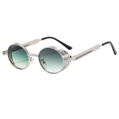 Lunettes de soleil ovales steampunk : finis les looks banals au soleil