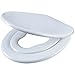 WOLTU WS2601 Toilettensitz Wc Sitz Deckel Absenkautomatik, Kunststoff, Fix-Clip, Mit integriertem Kindersitz Softclose, Antibakteriell
