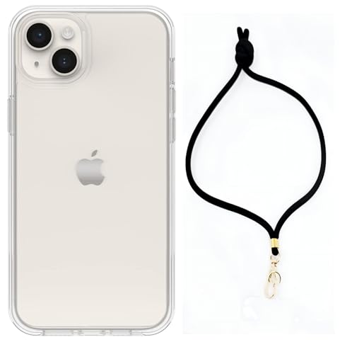 Coque iPhone 14 Plus OtterBox Symmetry transparente avec dragonne amovible