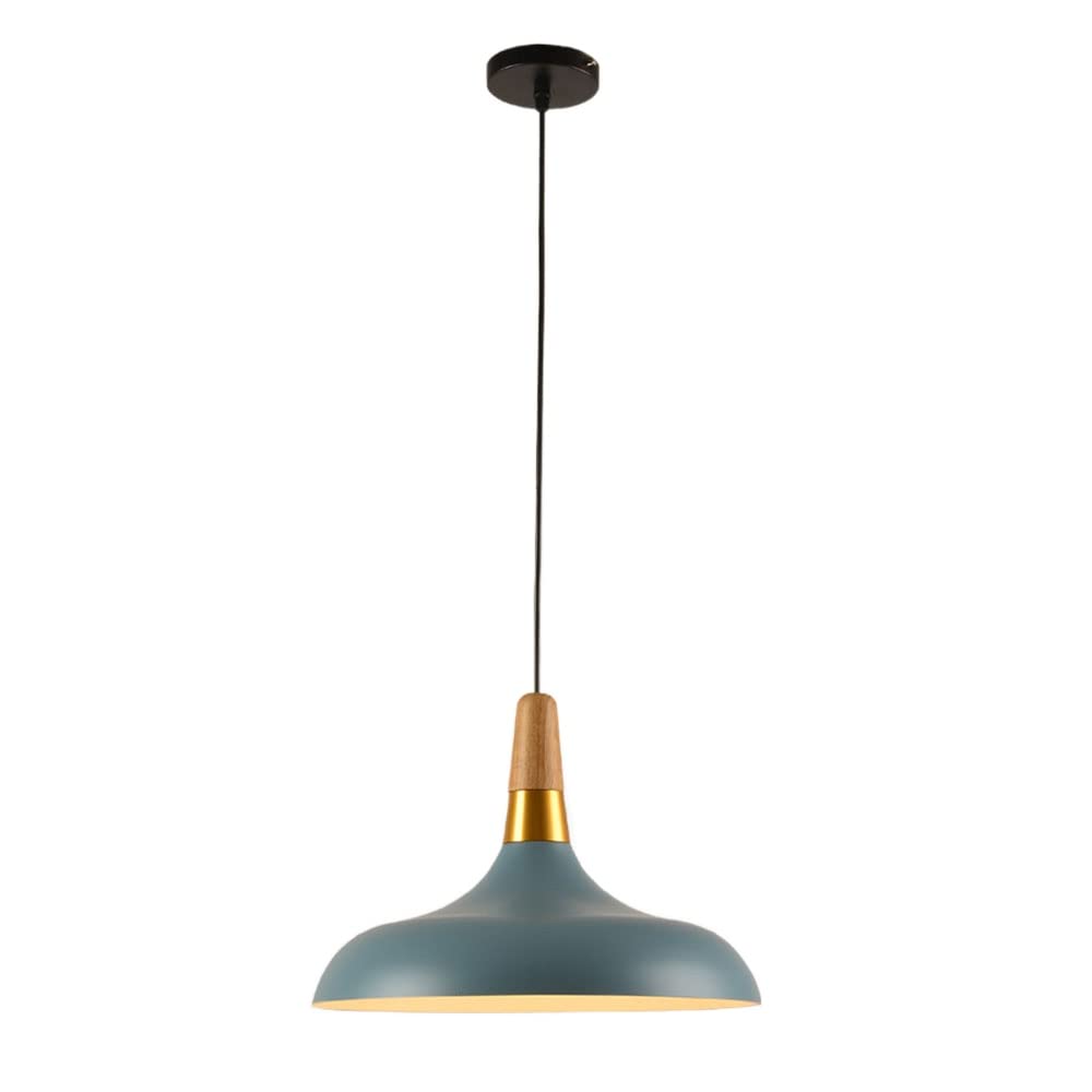 TSHIGO Modern Minimalist Color Chandelier Wooden Bar Table Small Hanging Lamp Simple Macaron Chandeliers Energy Saving Pendant Light Fixtures for Loft Kitchen Dining Bedroom Hotel Lampshade