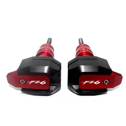YHBH Protectores De Motor Y Deslizadores De Chasis para Motocicletas para Y&amaha FZ1, FZ6, FZ8, para FAZER, FZ1N, FZ6N Y FZ8N Protección contra Caídas Marco Deslizante Protección(Rojo,X-3)