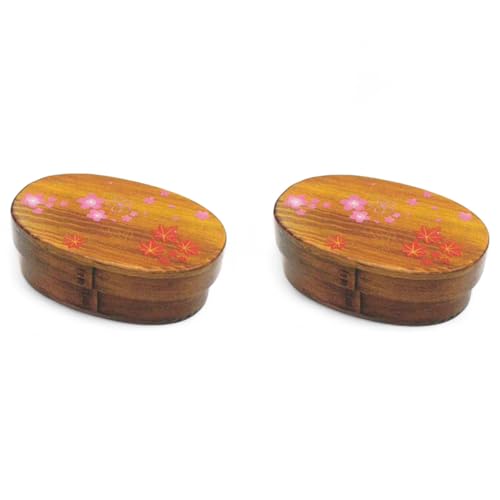 J-kitchens 弁当箱 2pcs セット 木の膳 ナチュラル ディナーウェア 木製 NO.185785