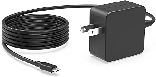 Fast Charger for Asus Chromebook Laptop, (Safety Certified by UL), USB C Power Connector 45W Portable Design 7.5FT Cable