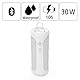 Hama 2in1 Bluetooth-Lautsprecher-Set Twin 3.0 wasserdicht 30W (teilbares Speaker-Set kabellos, 2 tragbare Bluetooth-Boxen, schwimmende Musikbox wasserfest IP67, 10h Akku, True Wireless Stereo) weiß