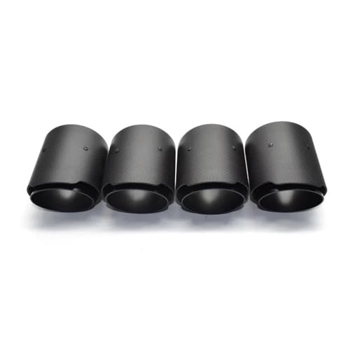 Puntas de escape de carbono de 70 mm para eliminar el aspecto oxidado del tubo original