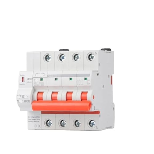 Disjoncteur de rail 4P 32A premium avec minuterie et télécommande de précision