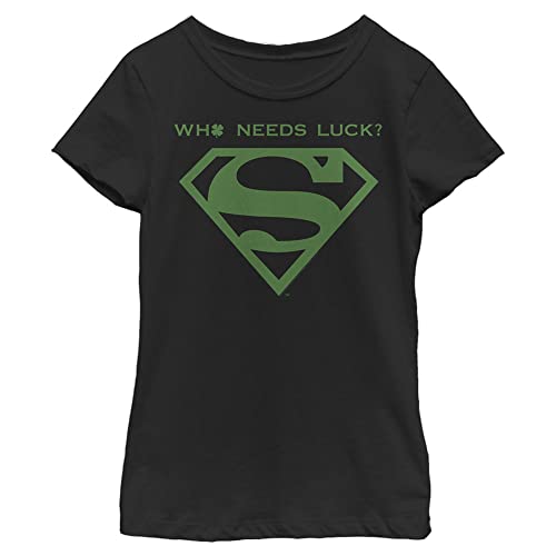 T-Shirt DC Comics Who Needs Superman Mixte Enfant - Vêtement en coton manches courtes de héros