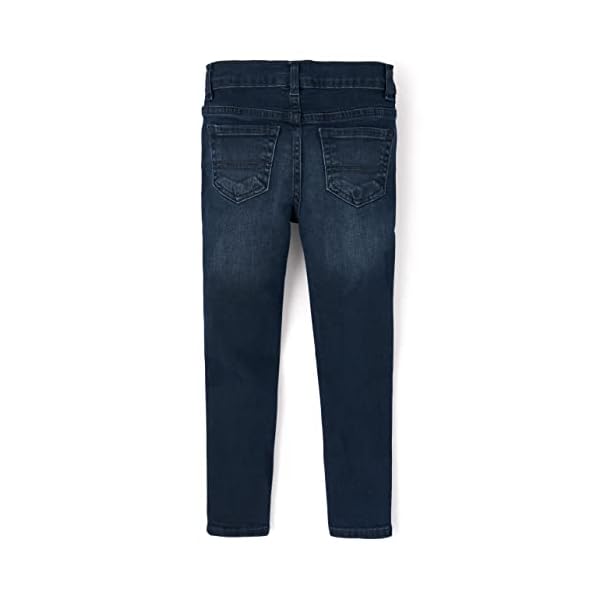 The Children's Place Boys' Stretch Skinny Jeans 4-Pack, Black Wash/Dove Gray Wash/TAFT Wash/Tide Pool 4 Pack, 7 - Image 4