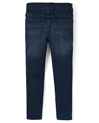 The Children's Place Boys' Stretch Skinny Jeans 4-Pack, Black Wash/Dove Gray Wash/TAFT Wash/Tide Pool 4 Pack, 7 - Image 4