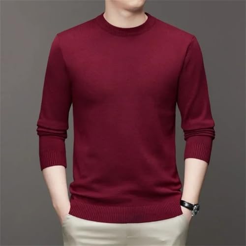 Long Sleeves Mens Wool Sweater Knit Pullover Slim Fit V Neck Lightweight Soft Jumper Top4