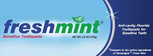 Freshmint 4.3 oz. Sensitive Anticavity Fluoride Toothpaste Individually Boxed image 4