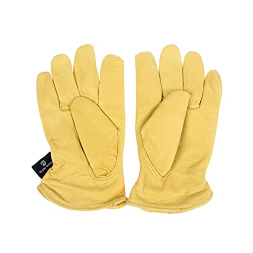 Gants en cuir véritable style vintage UKKO finitions main