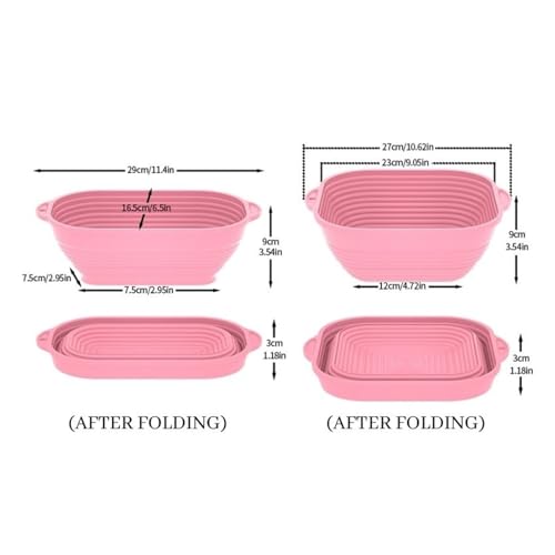 Panier de fermentation pour pain collant : la solution pliable et rectangulaire propre - 8
