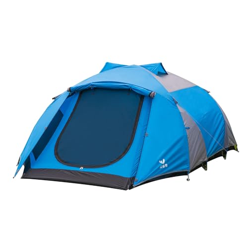 ARMOR CASTLE Camping Tent 3-4 Person, Waterproof Family Dome Tent with Removable Rainfly, Dual Two-Way Entry Doors & Mesh Windows, Portable Outdoor Tents for Camping — view 2