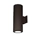 WAC Lighting DS-WD06-N930S-BZ Tube Architectural 6" LED Up and Down Wall Light Straight Narrow Beam 3000K 90CRI in Bronze, Double