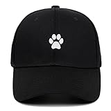 LIVOME Dog Paw Baseball Caps for Men Women, Adjustable Pet Cat Paw Hat Athletic Embroidery Trucker Hat Cotton Snapback Dad Cap for Girl Youth Unisex Adult